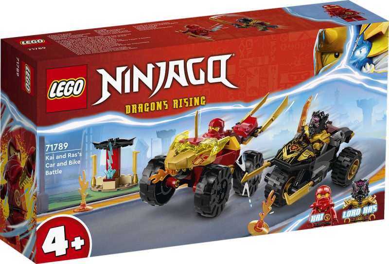 LEGO Ninjago Kai en Ras AND apos; duel tussen auto en motor
