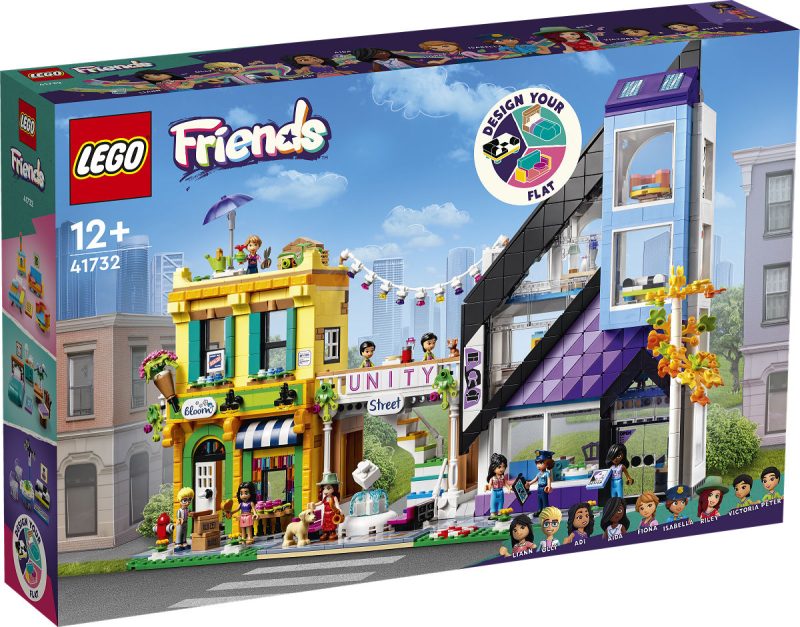 LEGO Friends Bloemen- en decoratiewinkel in de stad