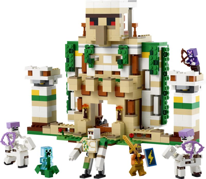 LEGO Minecraft Het ijzergolemfort