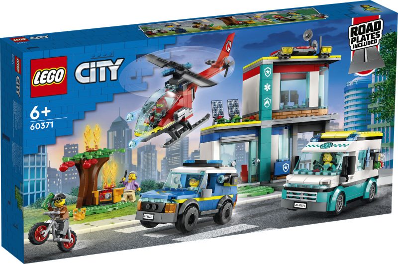 LEGO City Politie Hoofdkwartier van hulpdienstvoertuigen