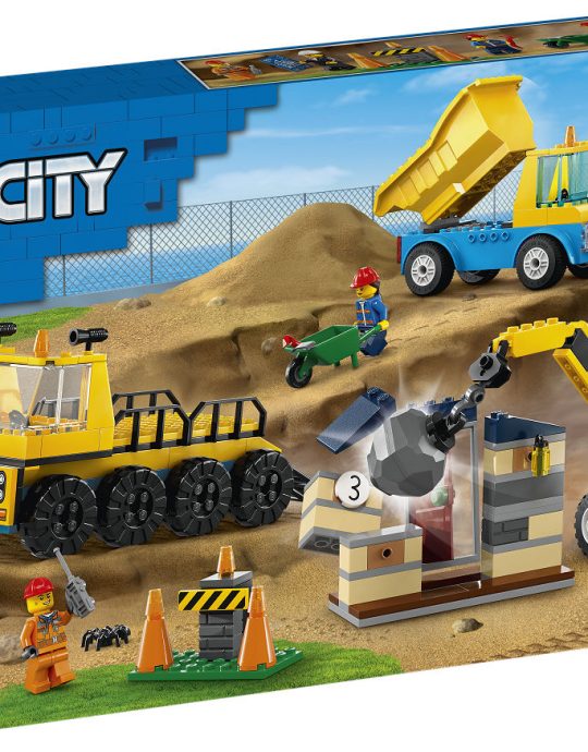 LEGO City Voertuigen Kiepwagen, bouwtruck en sloopkraan