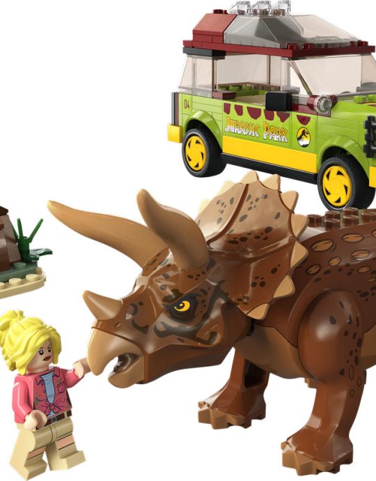 LEGO Jurassic World Triceraptops onderzoek
