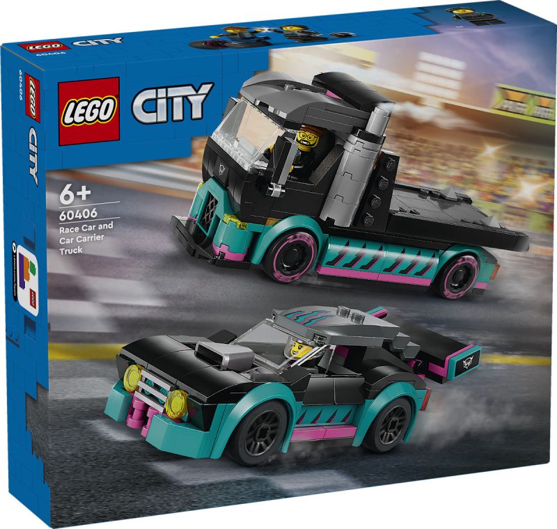 LEGO City voertuigen Raceauto en transporttruck