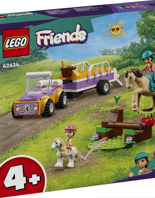 LEGO Friends Paard en pony aanhangwagen