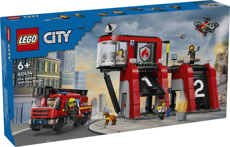 LEGO City Brandweer Brandweerkazerne en brandweerauto