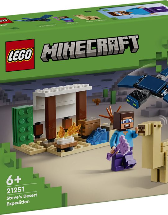 LEGO Minecraft Steve 's woestijnexpeditie