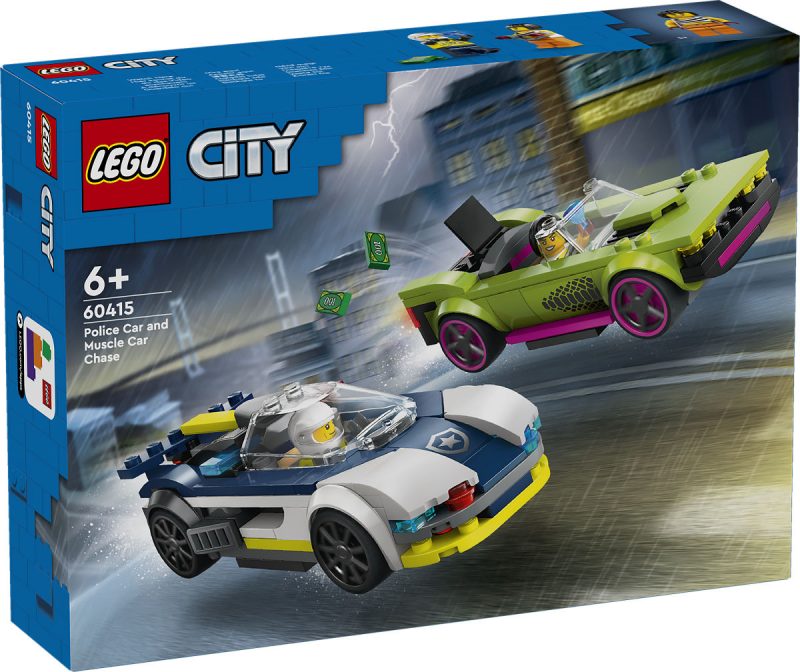 LEGO City Politie Politiewagen en snelle autoachtervolging