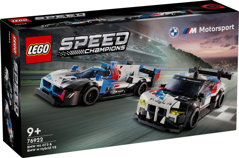 LEGO Speed Champions BMW M4 GT3  AND  BMW M Hybrid V8 racewagens