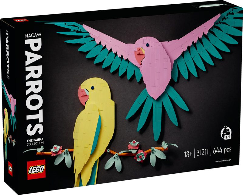 LEGO ART De Faunacollectie Kleurrijke papegaaien