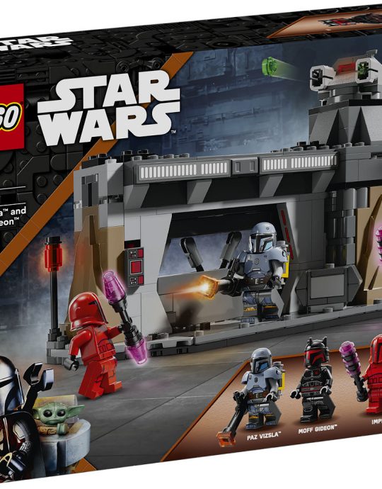 LEGO Star Wars Paz Vizsla en Moff Gideon duel