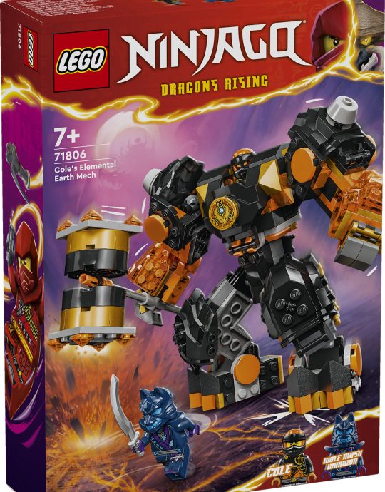 LEGO Ninjago Cole 's elementaire aardemecha