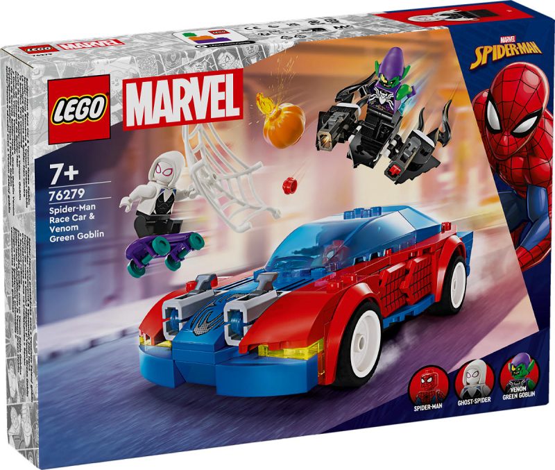 LEGO Super Heroes Spider-Man racewagen en Venom Green Goblin