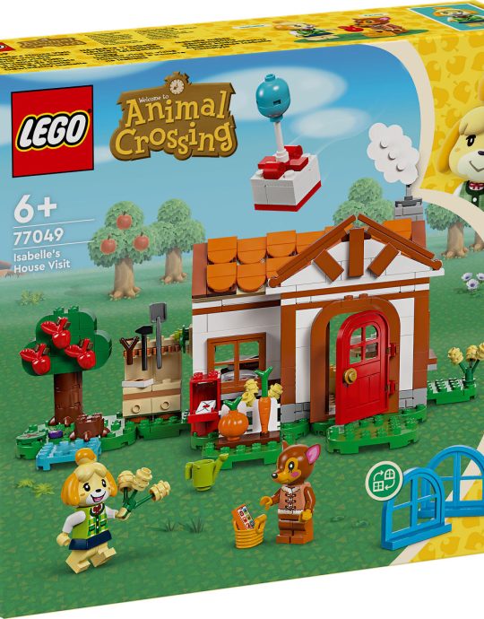 LEGO Animal Crossing Isabelle op visite