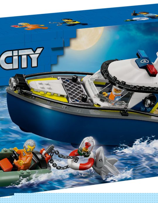 LEGO City Politie Achtervolging met politieboot