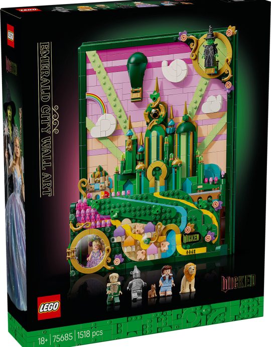 LEGO Wicked Emerald City muurkunst