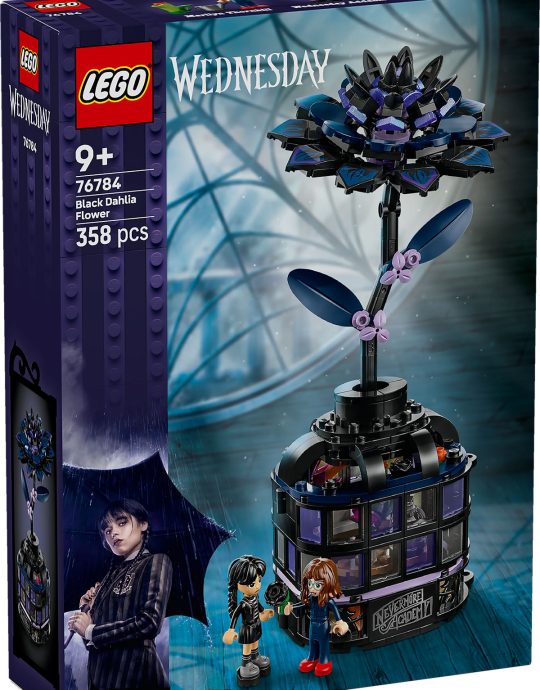 LEGO Wednesday Zwarte dahlia