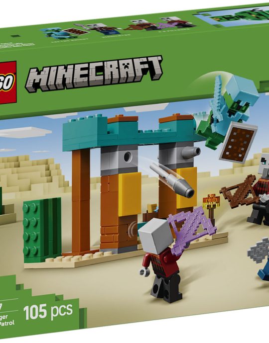 LEGO Minecraft De Illagers in de woestijn