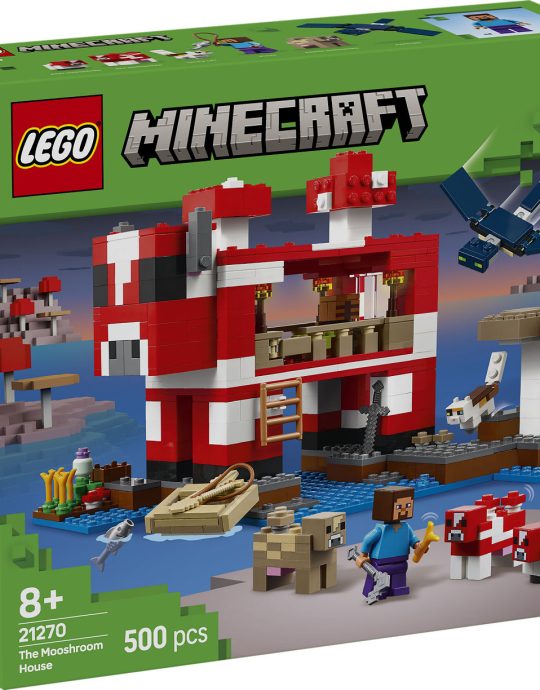 LEGO Minecraft Het Mooshroom huis