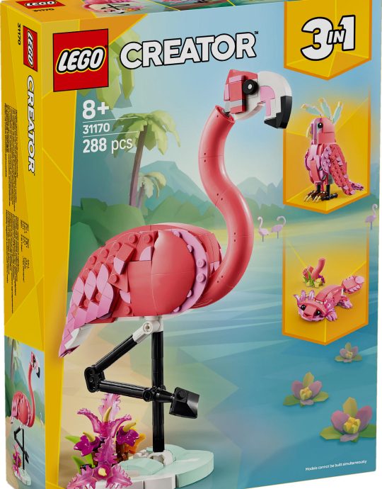 LEGO CREATOR Wilde dieren: roze flamingo