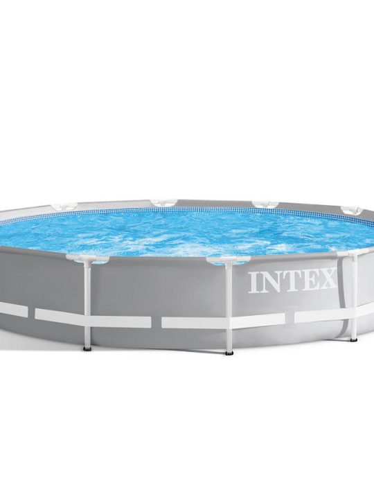 Intex Prism Frame Premium zwembad 366x76cm met 12V filterpom