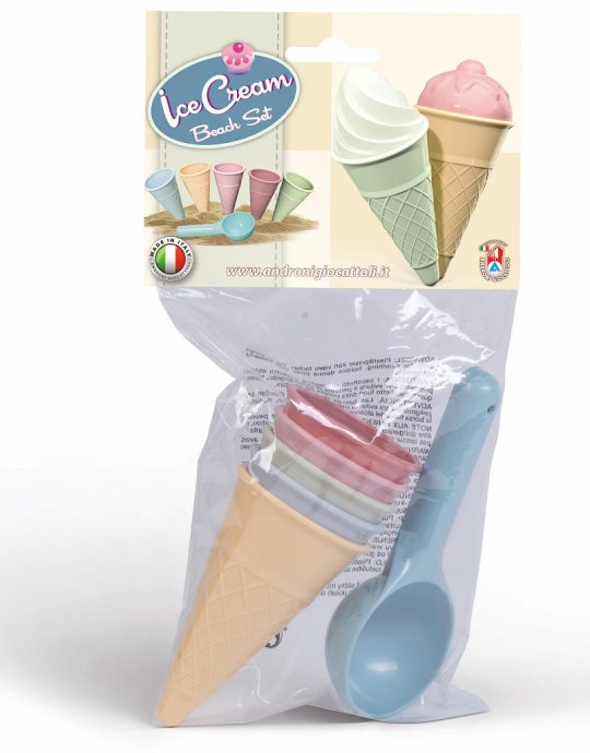 Strandset Ice Cream pastel 6-delig