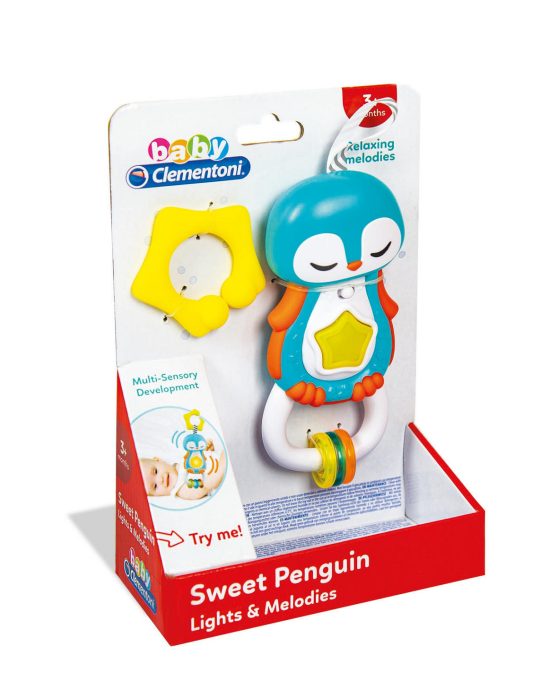 Clementoni Baby Elektronische Pinguin Rammelaar