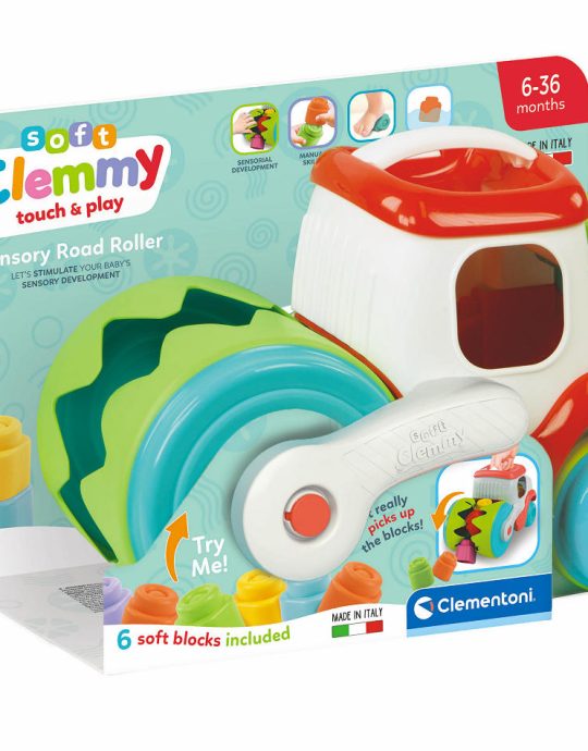 Clementoni Clemmy Baby Sensorische Stoomwals