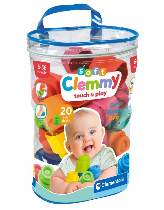 Clementoni Baby Clemmy Set 20 zachte blokken