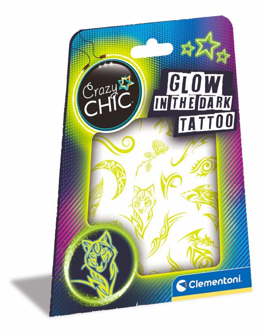 Clementoni Crazy Chic - Urban Tatoo - Glow in the Dark