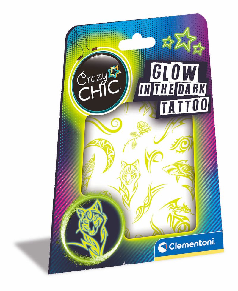 Clementoni Crazy Chic - Urban Tatoo - Glow in the Dark