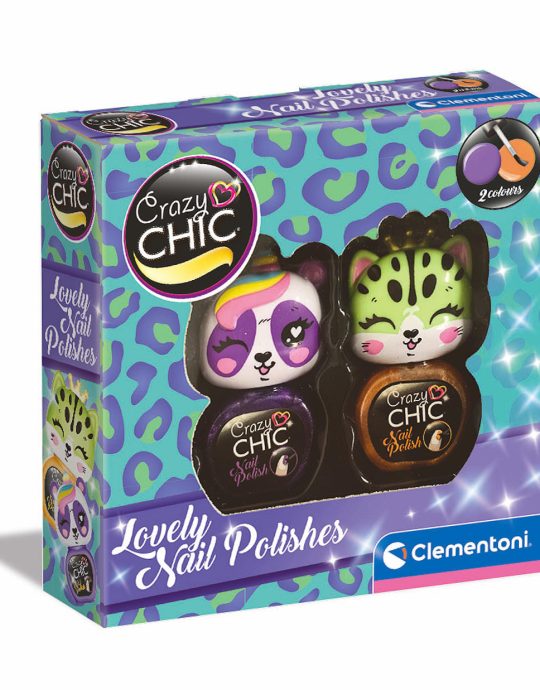 Clementoni Crazy Chic Nagellak set Paars/Oranje