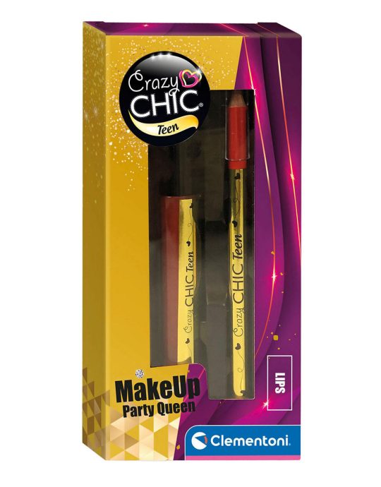 Clementoni Crazy Chic Teen Lipgloss en Potlood - Queen