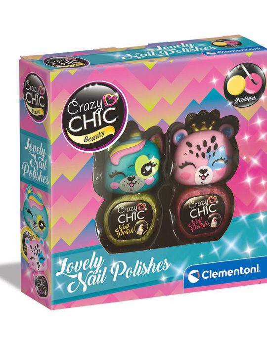 Clementoni Crazy Chic Nagellak set Roze/Geel