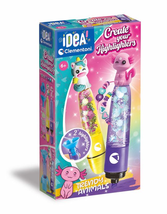 Clementoni Idea Highlighter Creator - Trendy Animals