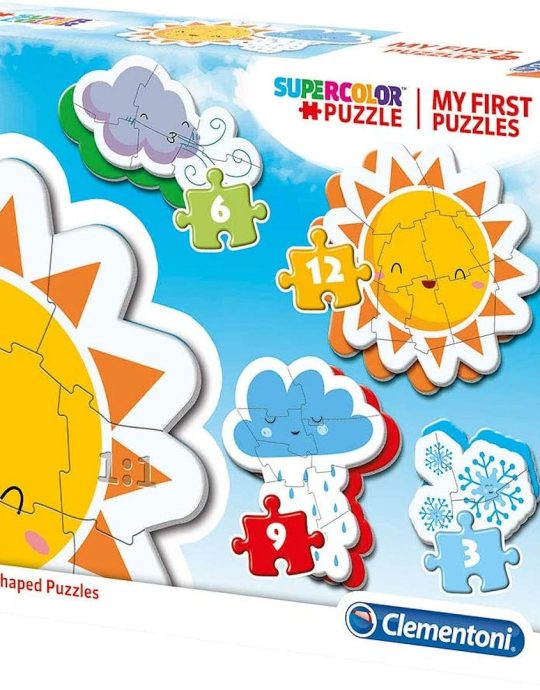 Clementoni Puzzel 3-6-9-12 stukjes Het Weer