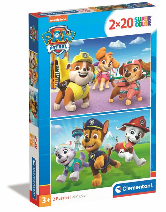 Clementoni Puzzel 2x20 stukjes - Paw Patrol