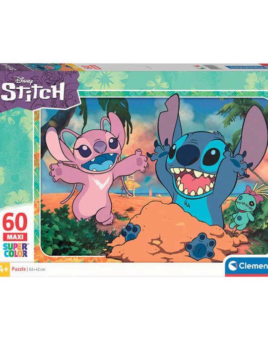 Clementoni Puzzel Maxi 60 stukjes Stitch