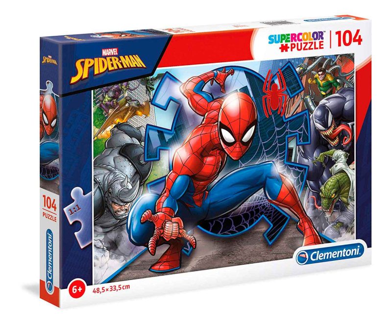 Clementoni Puzzel 104 stukjes Spider-Man