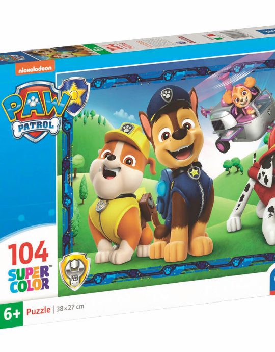 Clementoni Puzzel 104 stukjes - Paw Patrol