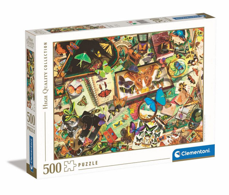Clementoni Puzzel 500 stukjes The Butterfly Collector
