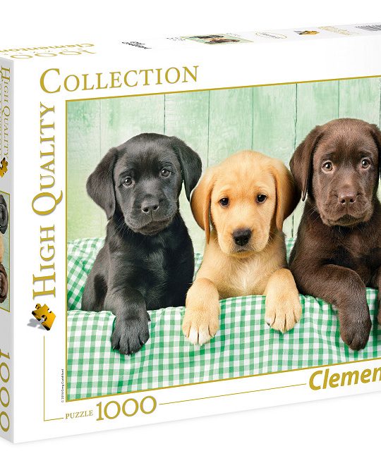 Clementoni Puzzel High Quality 1000 stukjes Labradors