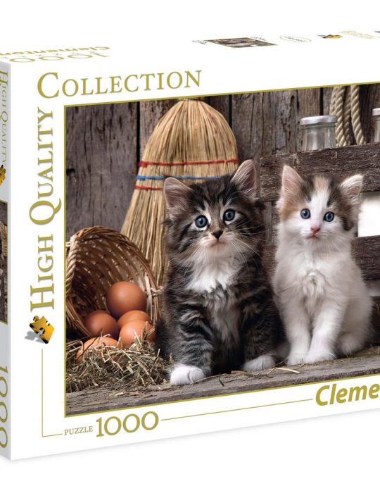 Clementoni Puzzel High Quality 1000 stukjes Lovely Kittens