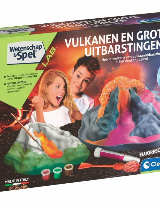 Clementoni Wetenschap en Spel Vulkaan Glow in the Dark set