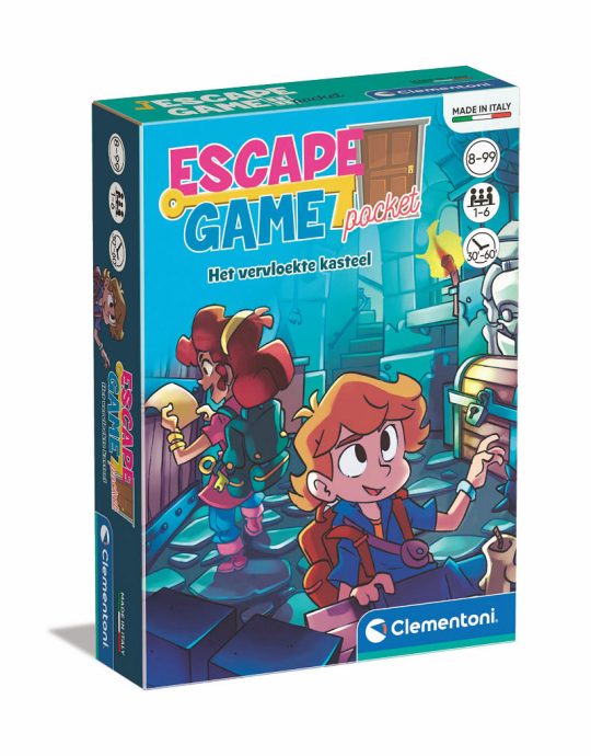 Clementoni Escape Game Pocket - Het vervloekte kasteel