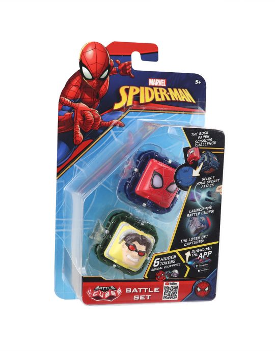 Battle Cube - Dr. Octopus vs. Glowing Spiderman 2-pack