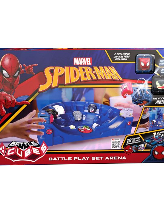 Battle Cube Arena - Glow Venom vs. Metallic Spiderman