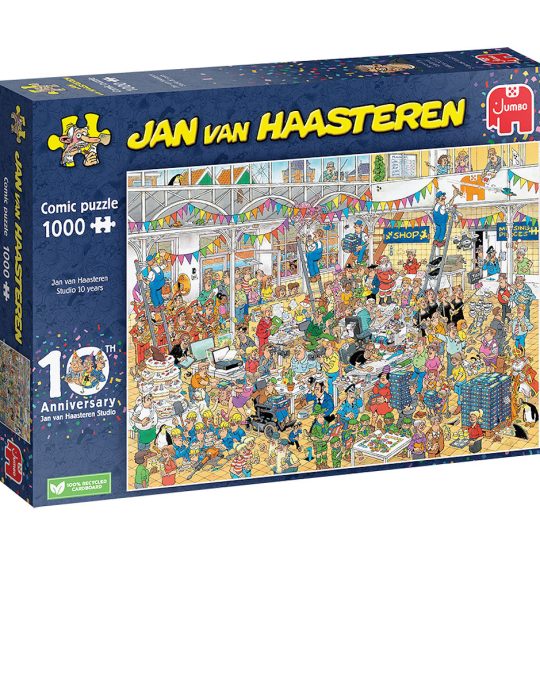 Puzzel 1000 st. JvH 10 jaar Studio van Haasteren