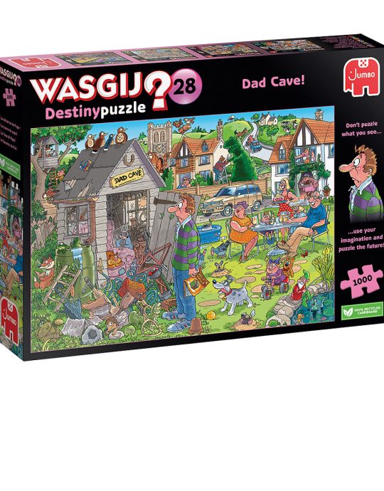 Puzzel 1000 st. Wasgij Destiny 28 - De mancave van pa!