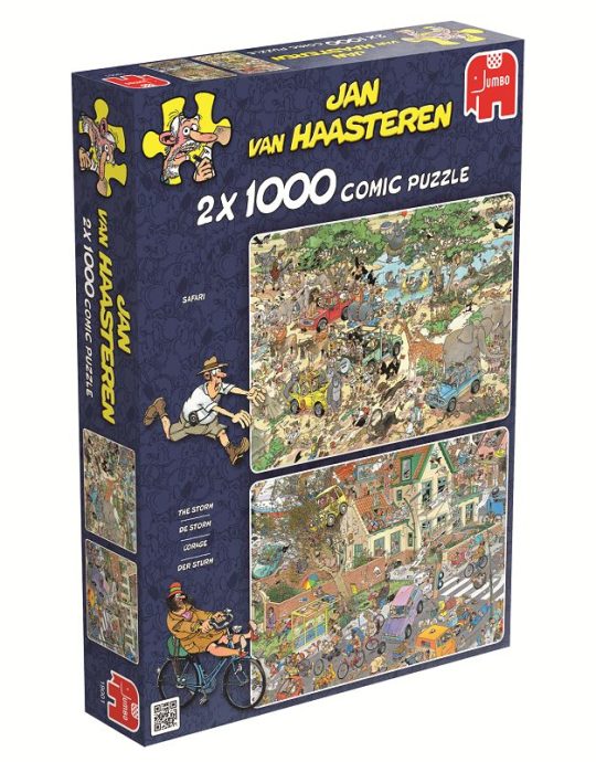 Puzzel 1000 st. JvH 2 in 1 Safari AND Storm