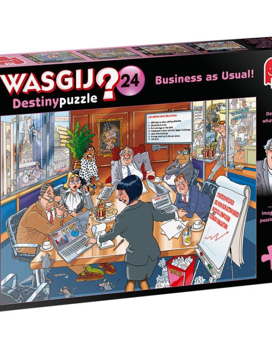 Puzzel 1000 st. Wasgij Destiny 24 - Business As Usual!